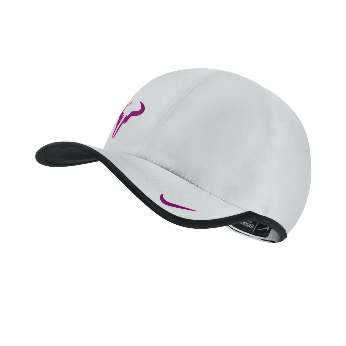 Nike Rafa Bull Logo 2.0 hat in Base Grey w/Black & Bright Grape [613966-045] from the Summer 2014 tennis collection